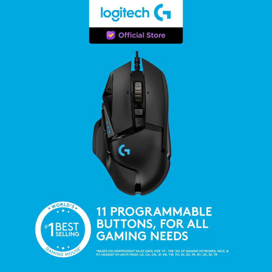 Logitech G502 HERO High Performance Mouse Gaming Wired RGB