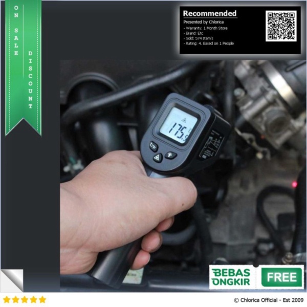

Promo Kaemeasu Thermometer Infrared Digital Handheld Non Contact - KM-380AH - Hitam Etc Berkualitas