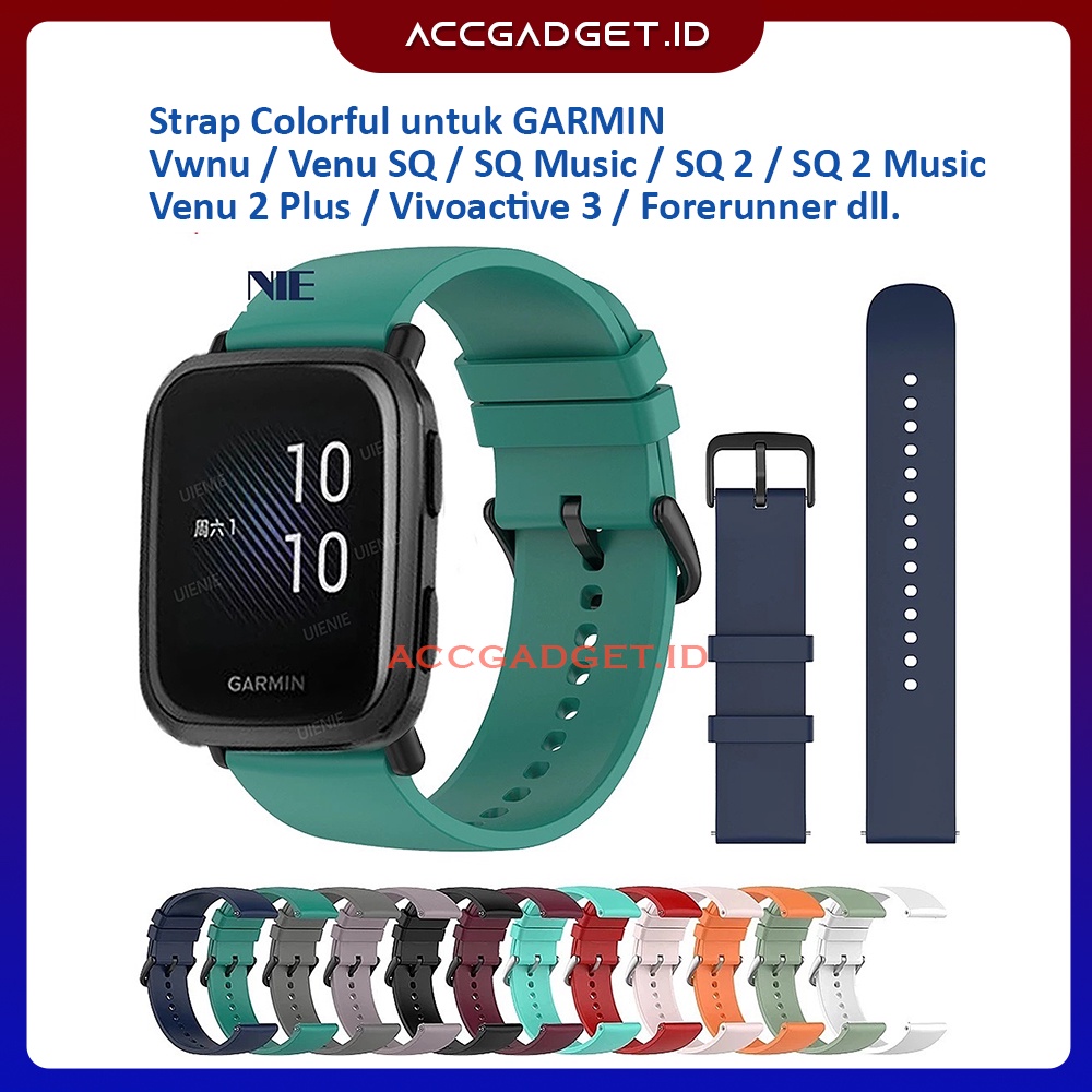 Tali Strap Jam Garmin Venu / Vivoactive 3 / Forerunner 55 / 245 / 245M / 645 - UNV1 Replacement Strap