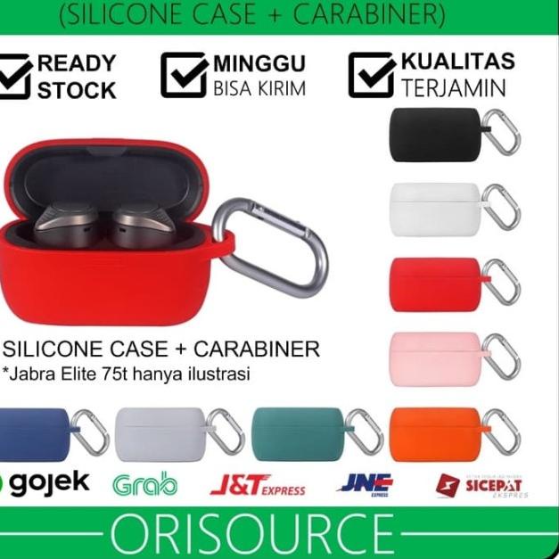 Jabra Elite 75t Protection Silicone Case | Casing Silikon Pelindung - BLUE