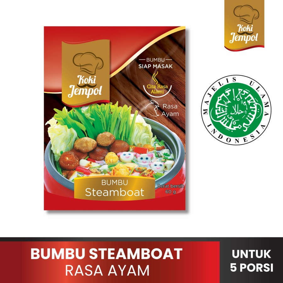 

Bumbu koki jempol tomyam steamboat Laksa bakso