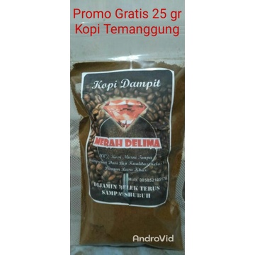 

Kopi Bubuk Dampit 100 Gram Ditambah Promo Gratis 25 Gram Kopi Bubuk Temanggung
