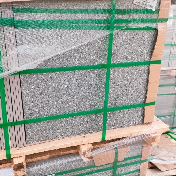 Granit Teras Carport 60x60 Terazzo Grey kasar