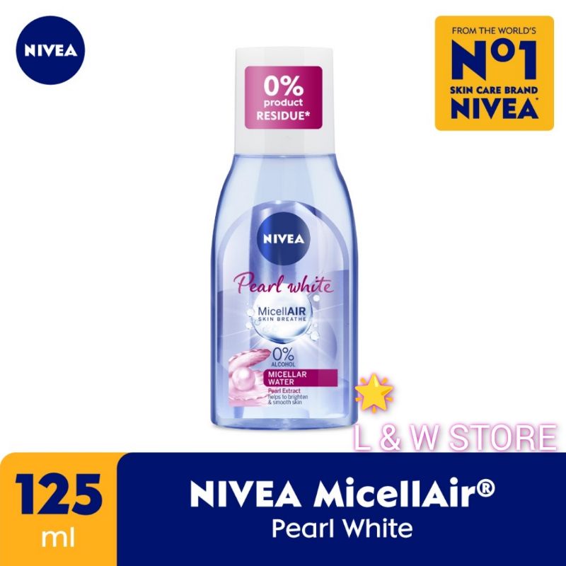Nivea Pearl White Micellair Skin Breathe 125ml-Micellar Water All-in 1 Make Up Remover