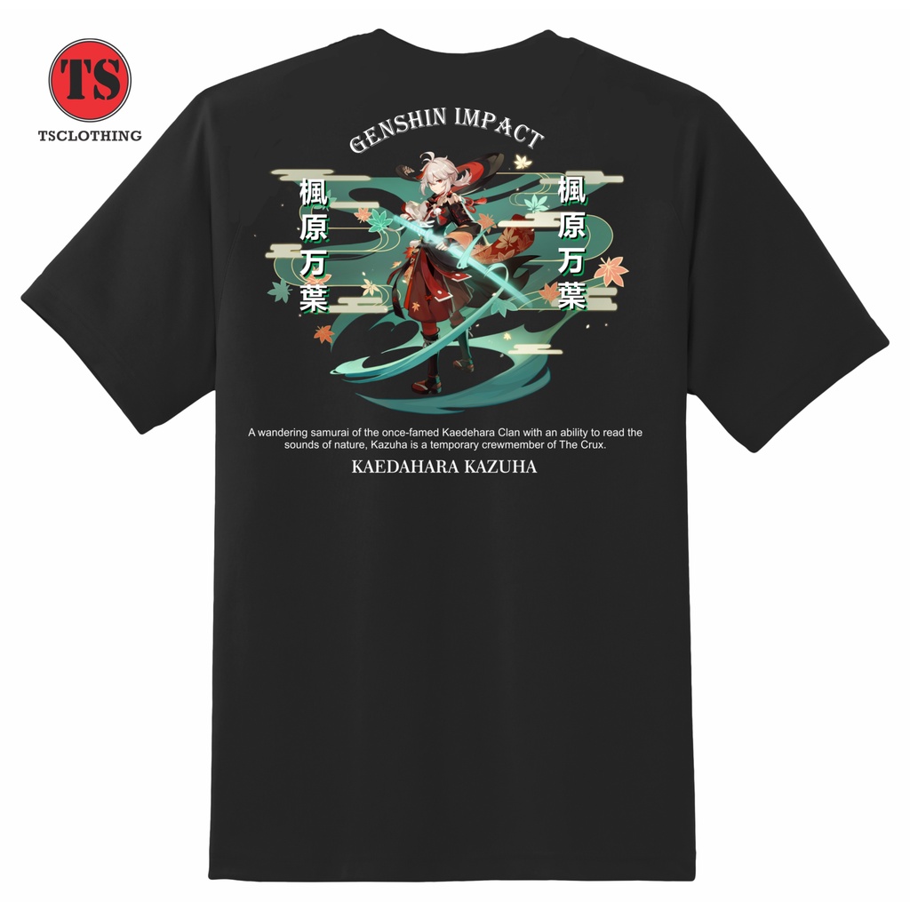 [KAZUHA] Kaos T-Shirt Kazuha Genshin Impact KZH001