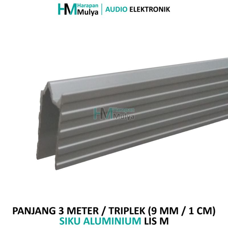 Siku Aluminium Lis U / Alumunium Lis M Hardcase [3m / 3 meter]