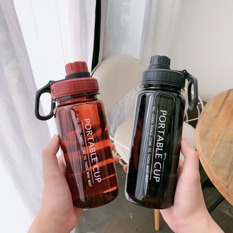 Botol minum 1 Liter portable cup botol air minum olahraga