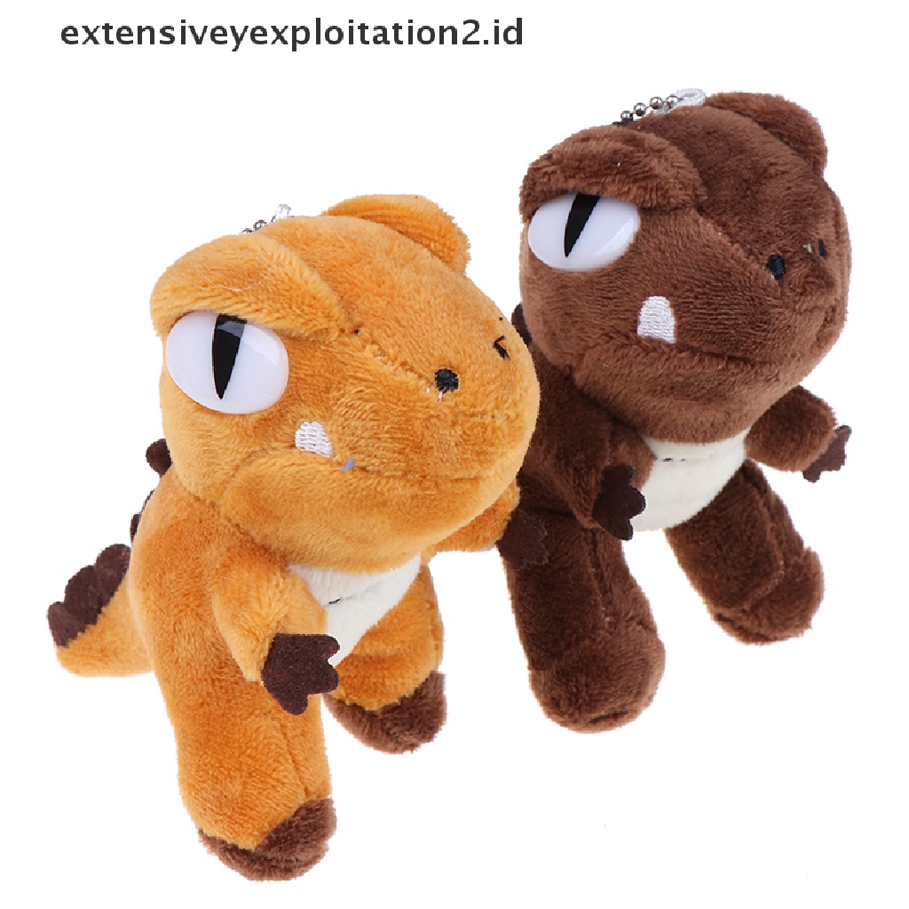 Mainan Boneka Stuffed Plush T-Rex Dinosaurus 12CM Untuk Gantungan Kunci