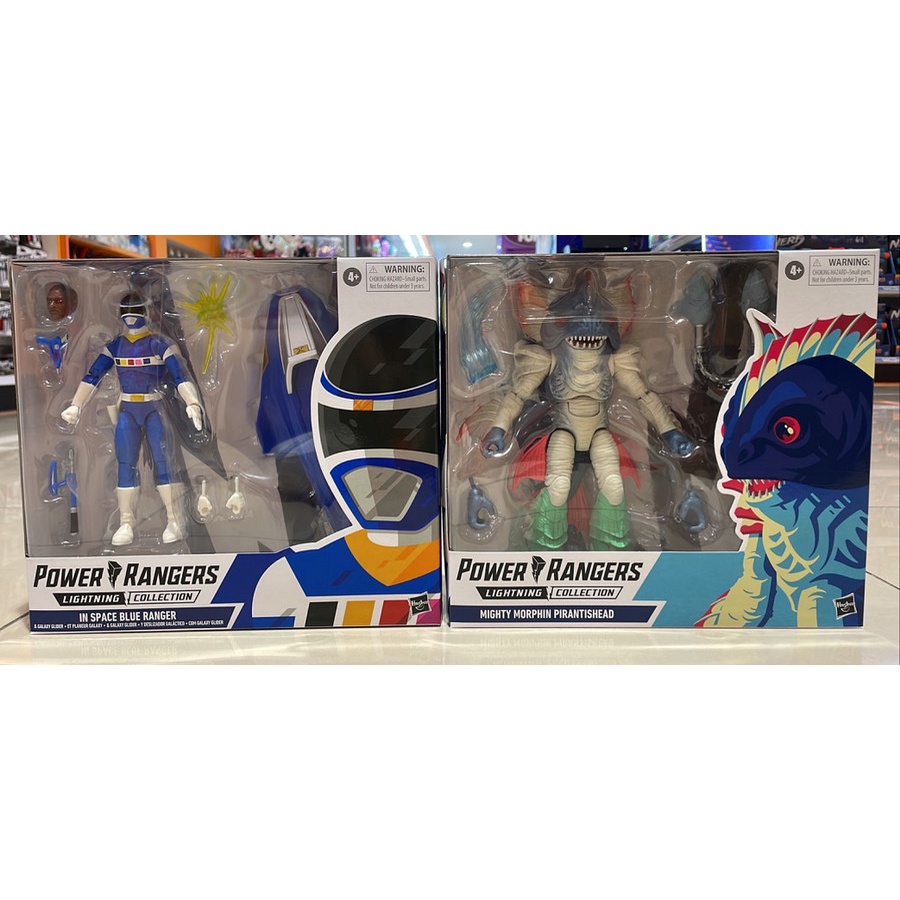 Power Rangers Lightning Collection In Space Blue Ranger/ Pirantihead
