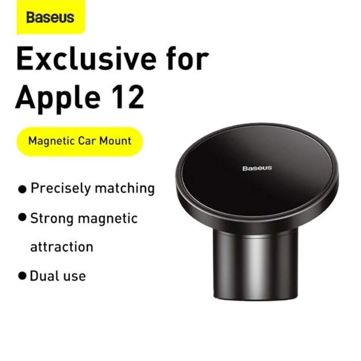 Baseus Original Car Holder Magnetic Car Mount 2 in 1 Air Outlet Lobang AC Dashboard Phone Dudukan HP Mobil Ori Dasbor Iphone 12 Magnet