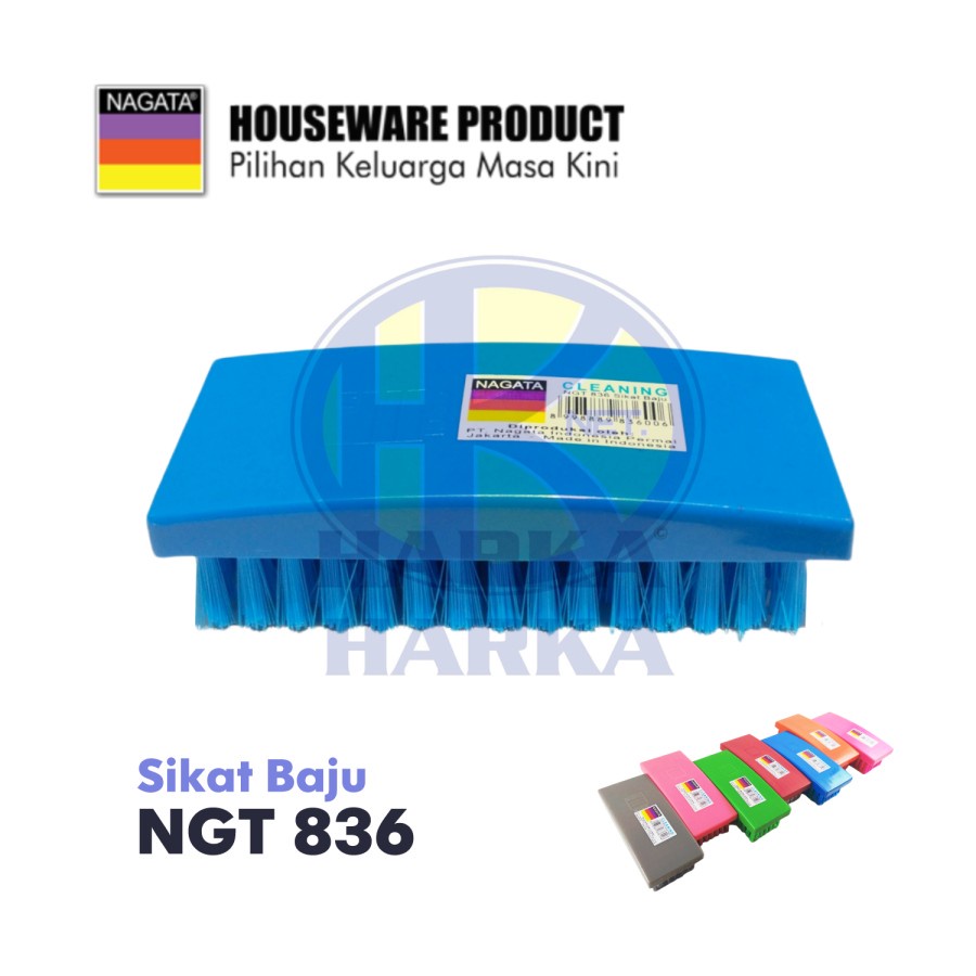 SIKAT BAJU PLASTIK PANDA SEGI NAGATA NGT836 | Sikat PAKAIAN SEPATU KARPET SOFA Kecil Lembut Halus NG