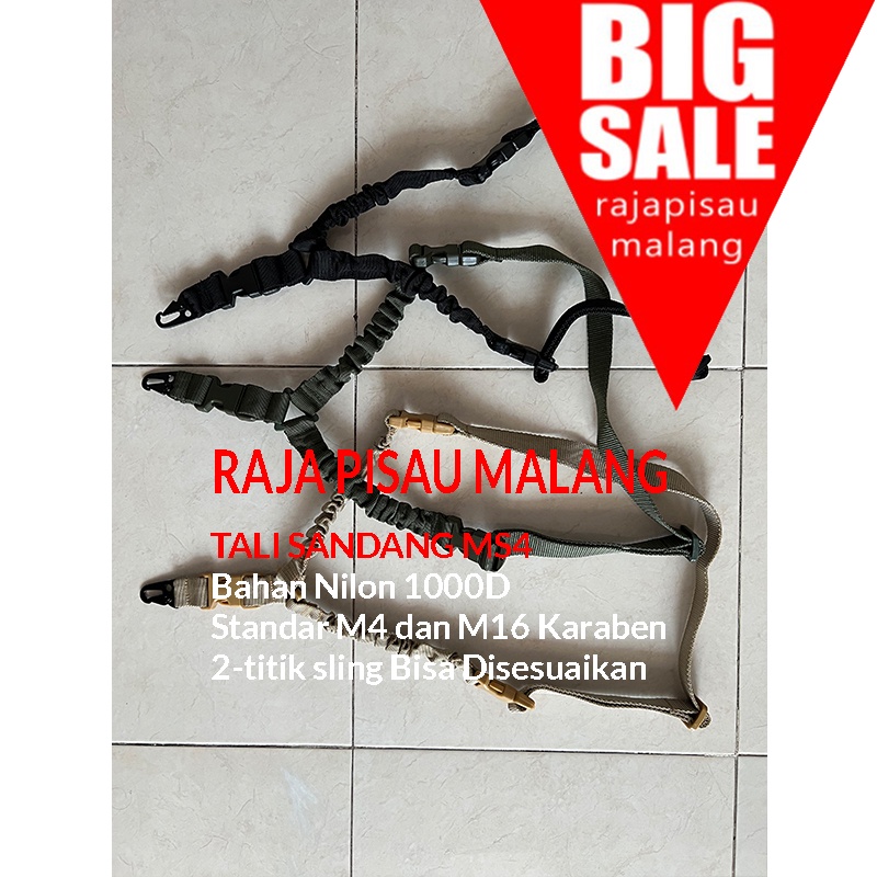 RPM tali sandang MS4 tactical terbaru