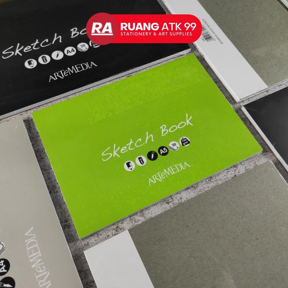 

Artemedia Sketch Pad Buku Gambar Buku Sketsa 150 gsm 30 Lembar A4/A5