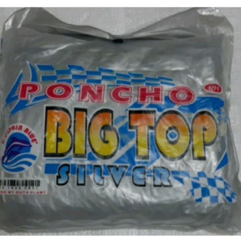 mantel dolphin big top silver 694 / mantel dolphin bigtop premiun 693 / mantel bagus / mantel tebal / jas hujan / jas hujan poncho / mantel poncho