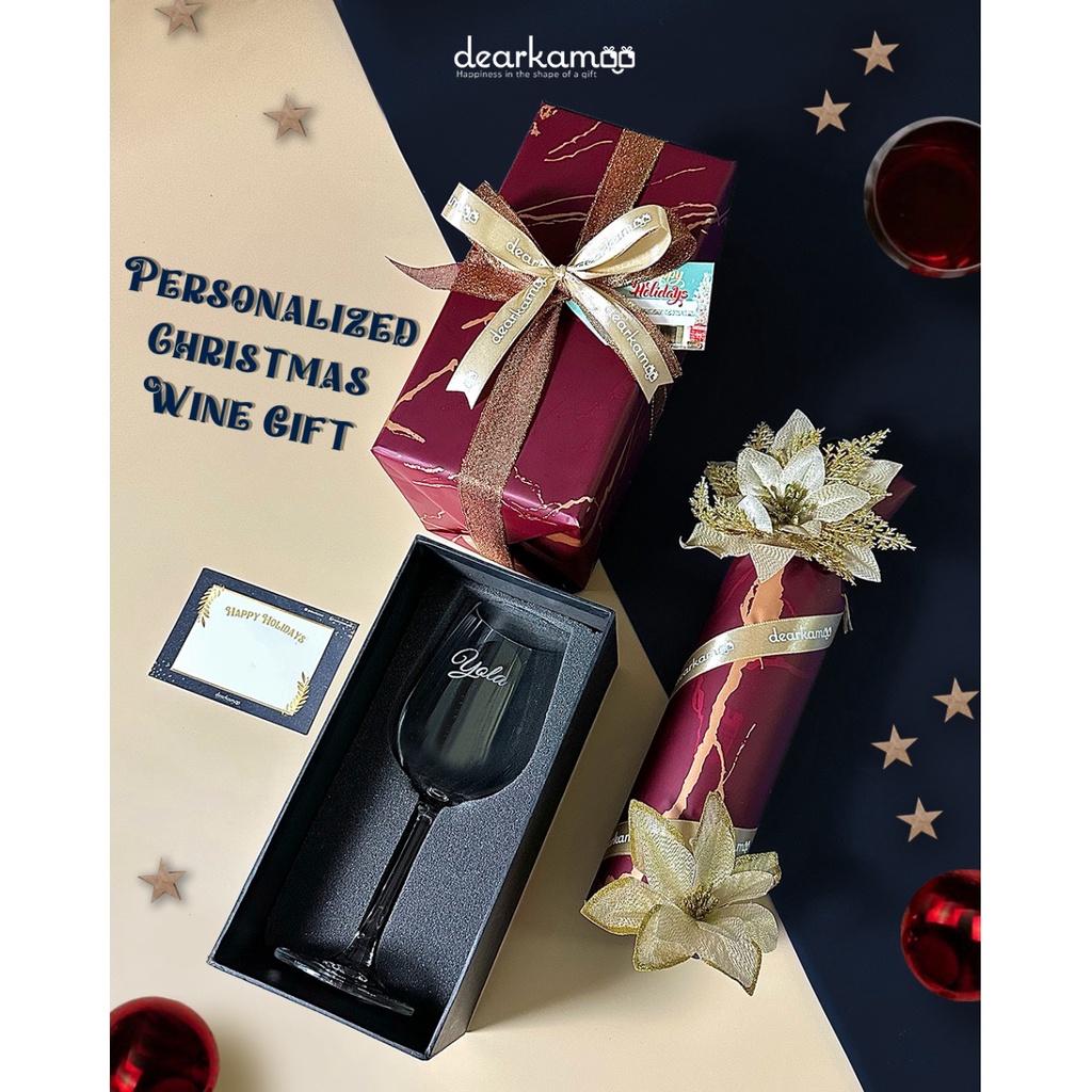 

Personalized Christmas Wine Gift / Gift / Kado / Natal / Christmas / Personal Gift / Wine