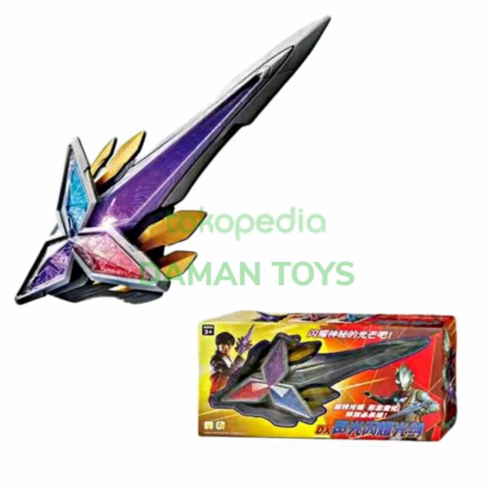 Mainan Senjata Ultraman Trigger DX Glitter Blade Pedang kado anak cowo