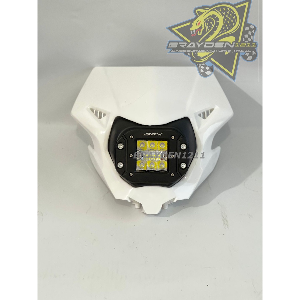 Lampu led crf 150 / batok lampu crf150 / kedok lampu crf 150 / lampu led crf