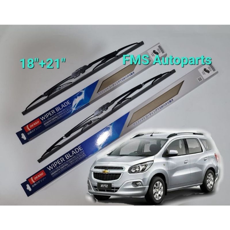 Wiper blade/sapu kaca depan mobil Chevrolet Spin 1set (kiri&kanan)