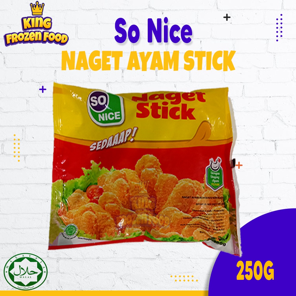 So Nice Naget Ayam Stick Sedaap 250g