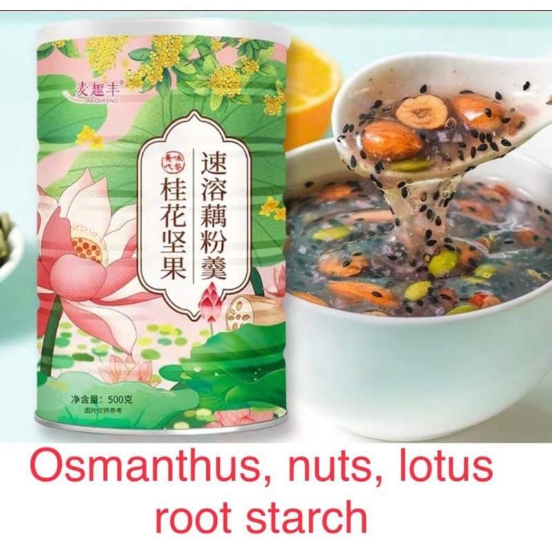 oufen lotus root powder akar teratai