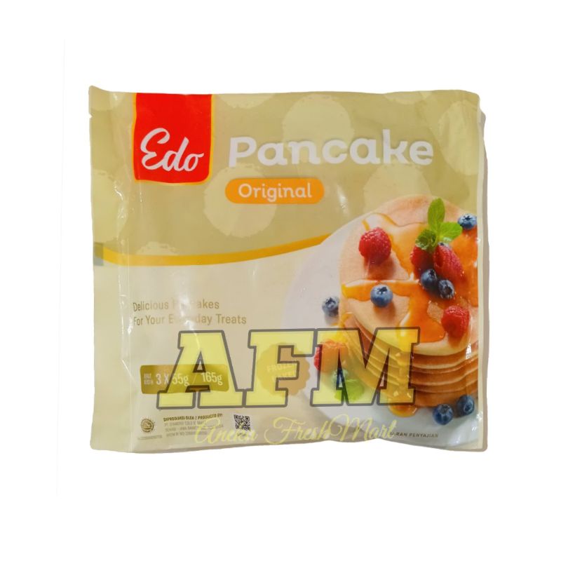 

EDO PANCAKE INSTANT ORIGINAL 165GRAM ISI 3x55gram