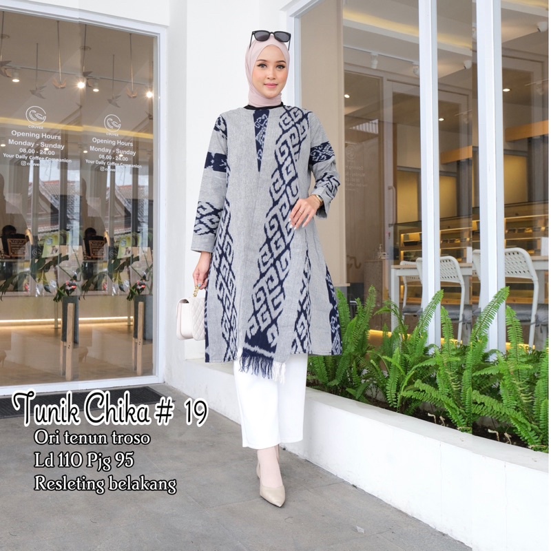 Tunik Tenun Ori Tenun Troso Baju Cewek Tunik Premium Ori Handmade