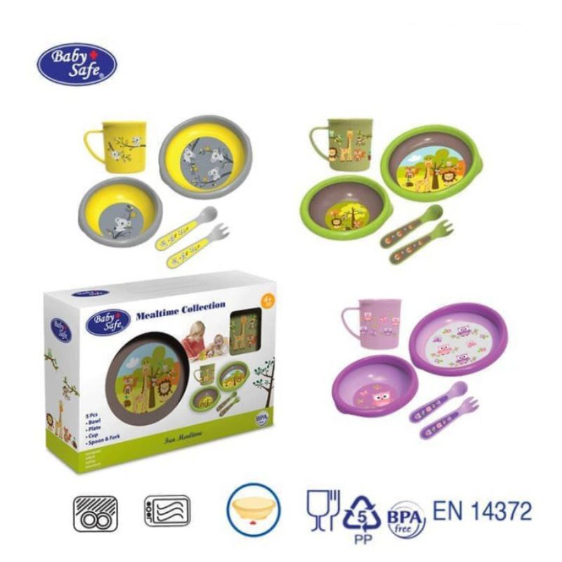 Baby Safe Feeding Set Mealtime Collection