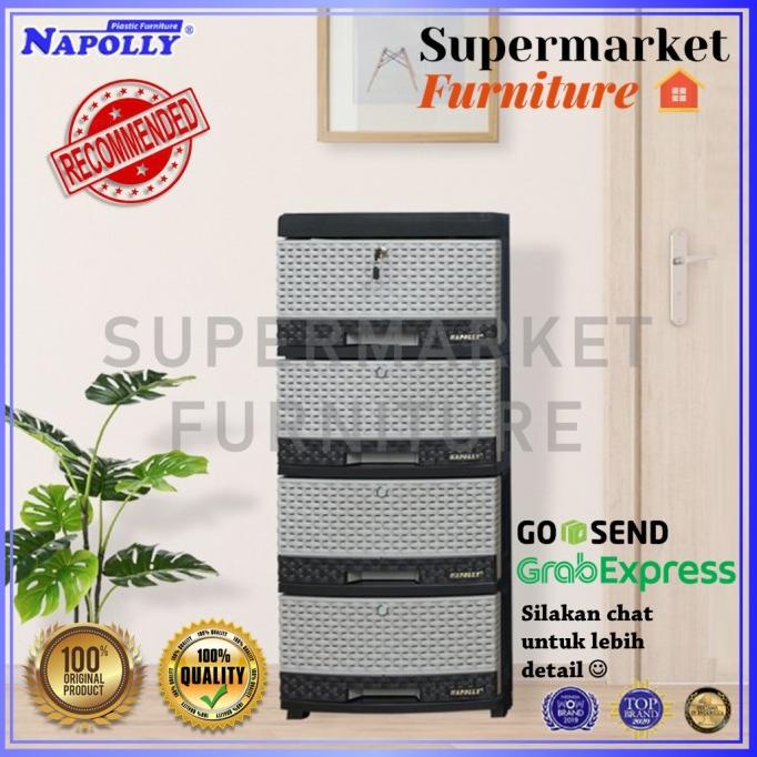

LEMARI PLASTIK NAPOLLY LACI TERBARU SCD 4K1 4SUSUN TERMURAH!! stock ready