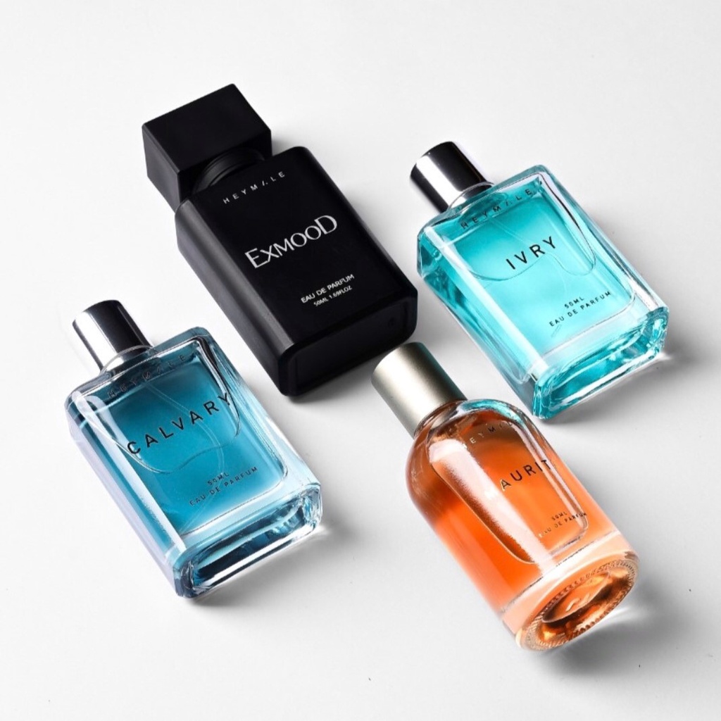 Parfum Heymale.id Original 100% (Exmood, Ivry, Mauritz, Calvary)