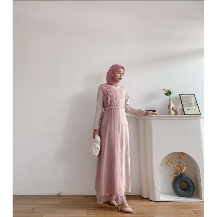 CELIA DRESS / DRESS KONDANG/ DRESS PESTA / SERAGAMAN / BUSUI FRIENDLY