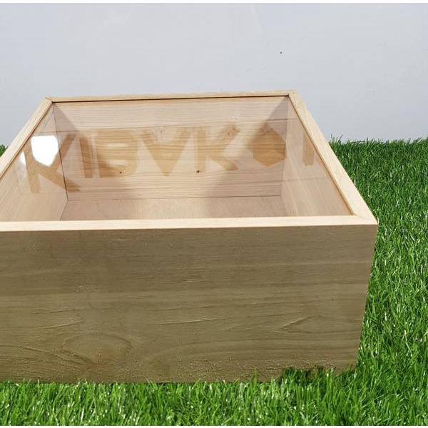 

Kotak Kayu Sliding Akrilik 25 x 25 x12