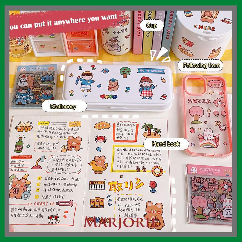 20PCS/Set Stiker Motif Kartun Korea Lucu Anti Air Dekorasi pola kecil Handbook Scrapbook DIY-MJD