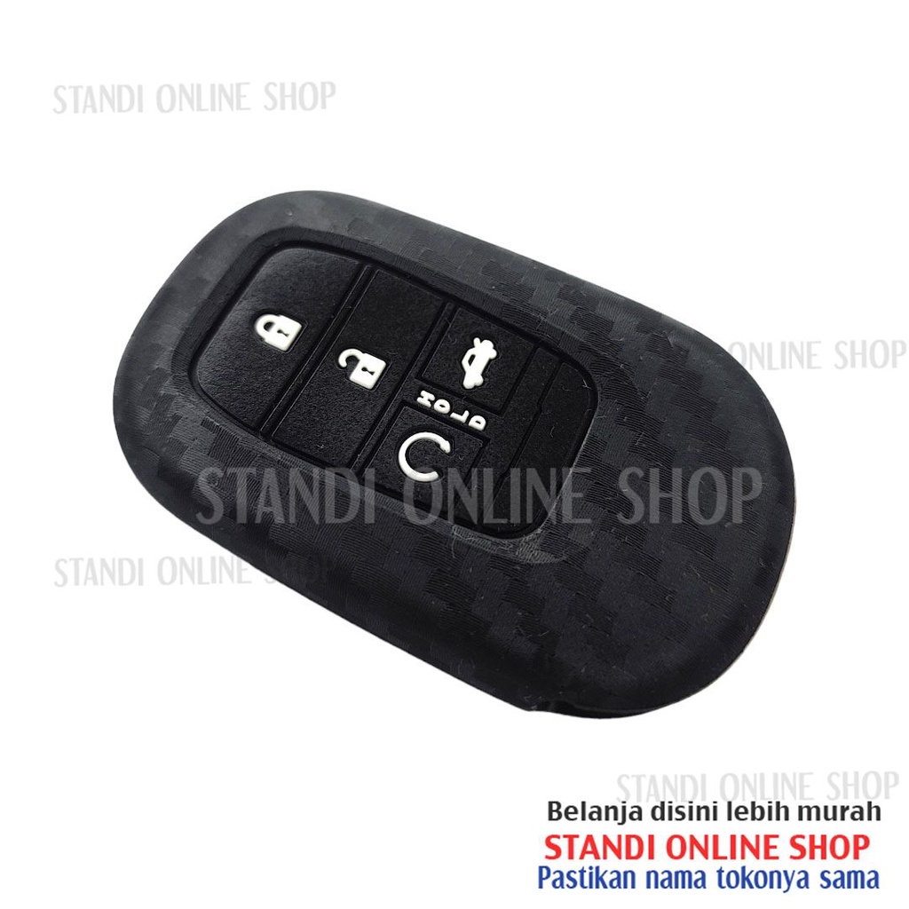 Sarung Kunci Silikon Carbon Smartkey All New Honda HRV HR-V SE