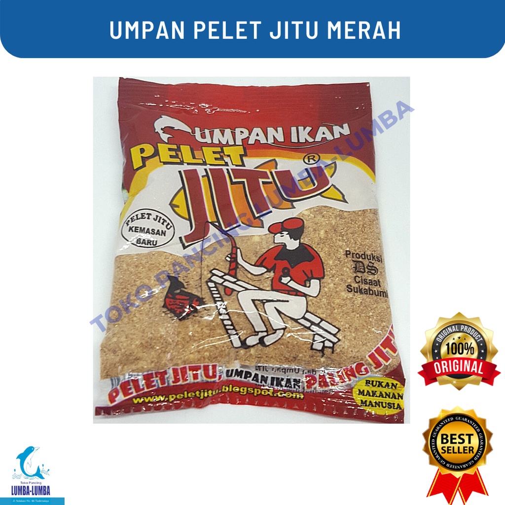 Umpan Jitu Merah / Pelet Jitu / Umpan Ikan