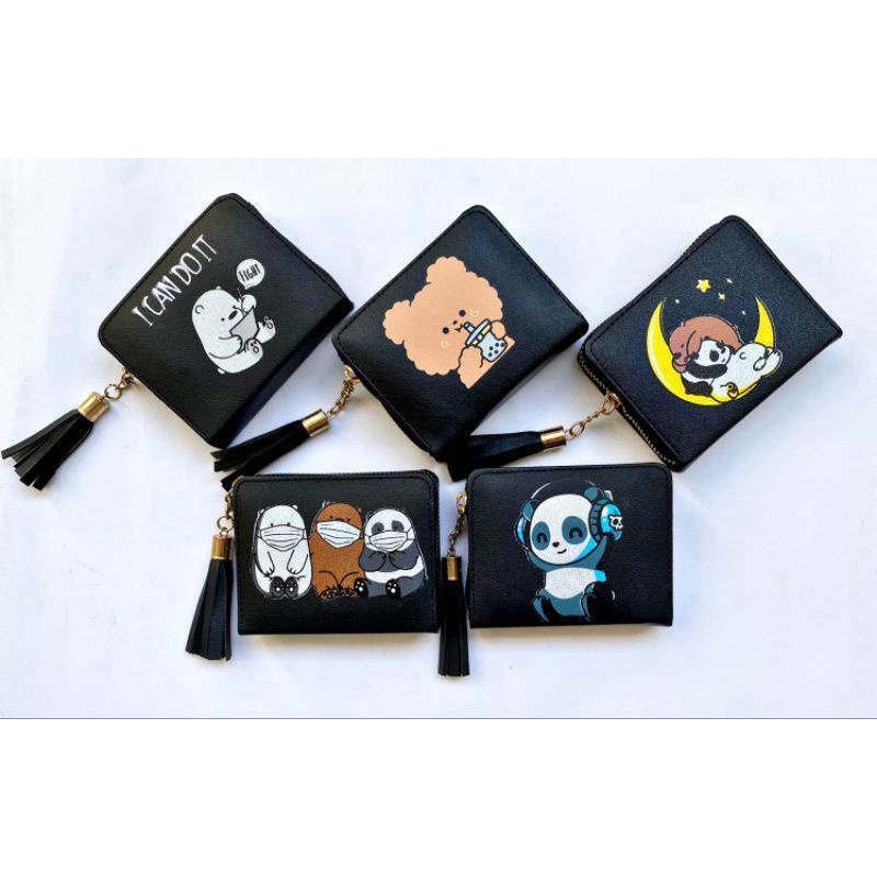 Dompet Wanita Bear Women's Wallet Korea Fashion Dompet Mini