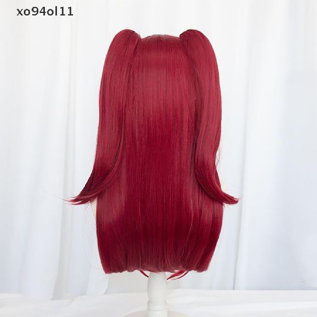 Rambut Palsu Cosplay Anime XO Marin Kitagawa My Dress-Up Darling Rizu Kyun Warna Merah Mawar