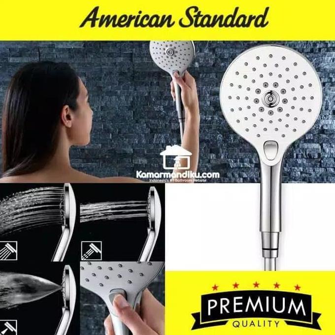 American Standard Rain Click Hand Shower paling rame