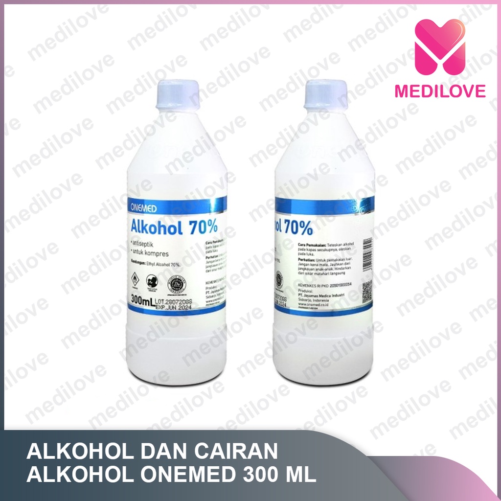 ALKOHOL 300ML / ALKOHOL 300 ML / Alkohol 70% 300ml Onemed / Alkohol 70% OneMed 300 ml