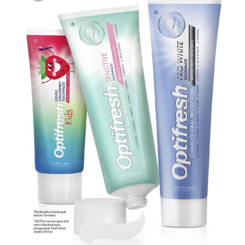 Optifresh Crystal White/ Maximum Fresh/Sensitive/Kid's Gentle