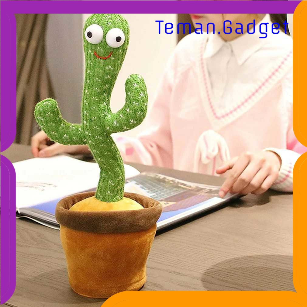 TG-MAN Yokibo Mainan Anak Dancing Cactus Plush Children Toy - N436