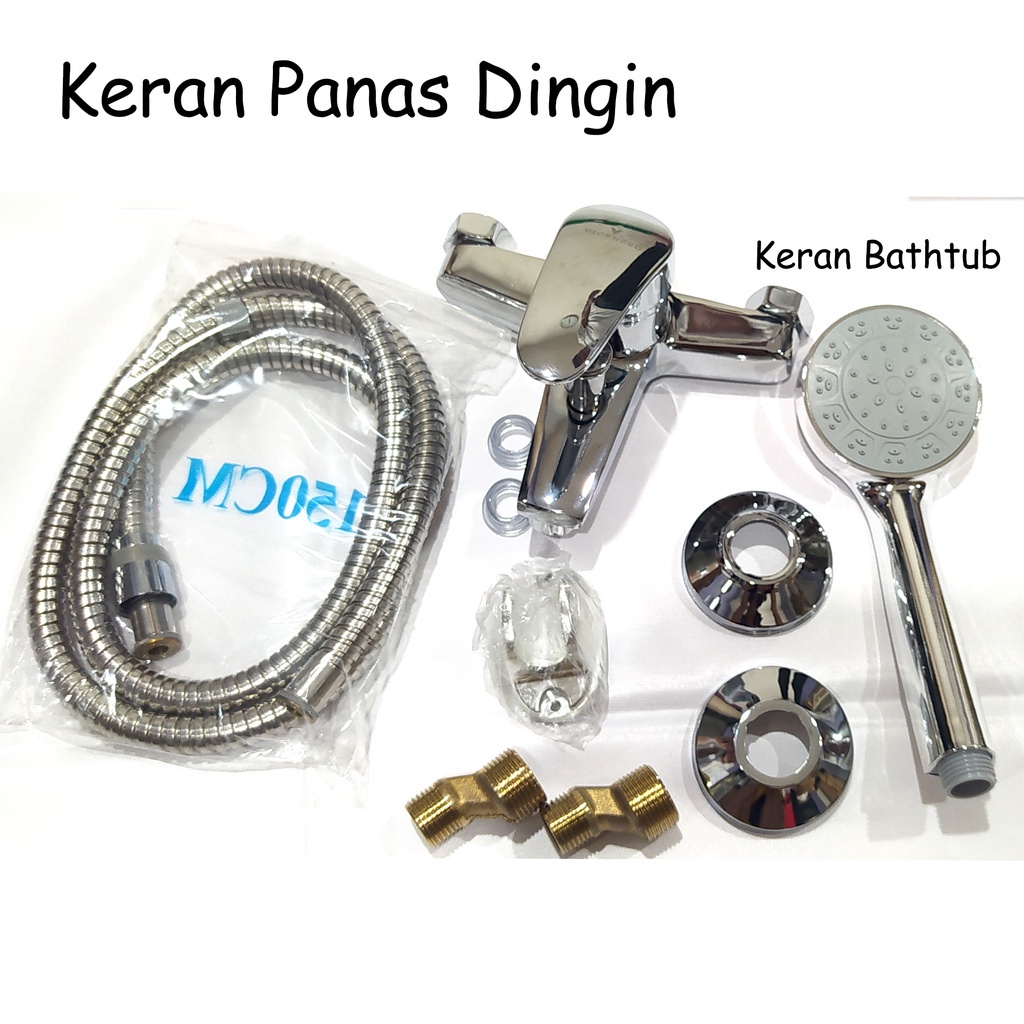 (SerbaSerbi)Keran Panas Dingin SM 09 Kran Shower Bathtub komplit