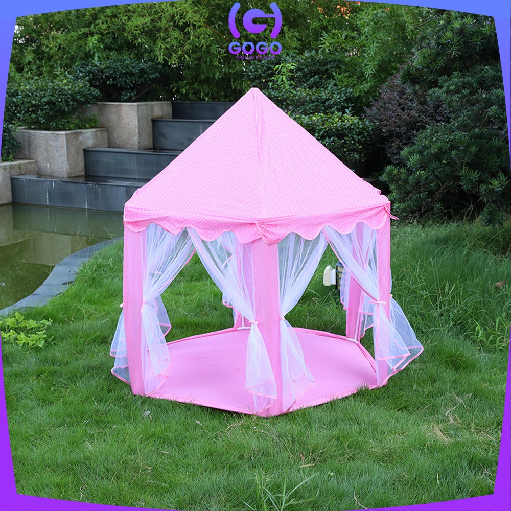 GOGO-M130 Tenda Mainan Anak Tenda Princess Model Rumah Tenda Castle Anak Mainan Rumah Rumahan Anak