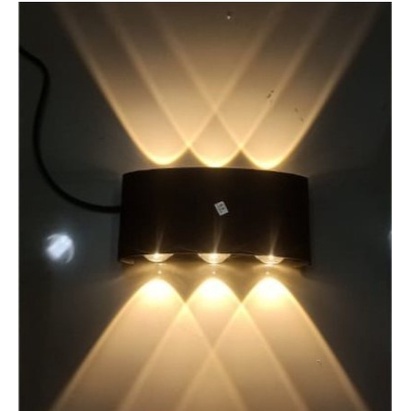 Outdoor COB Garden Wall Lamp 2W 4W 6W 8W Lampu Dinding LED Minimalis Temptel Lamp Cocok untuk Dinding