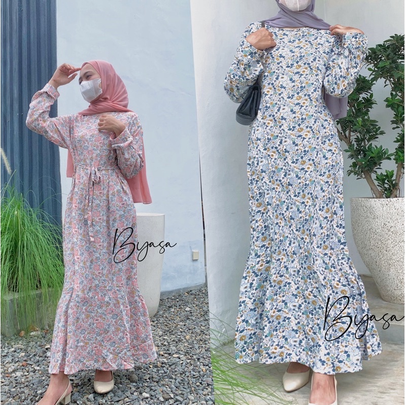 AIMEI Floral Fishtail Dress