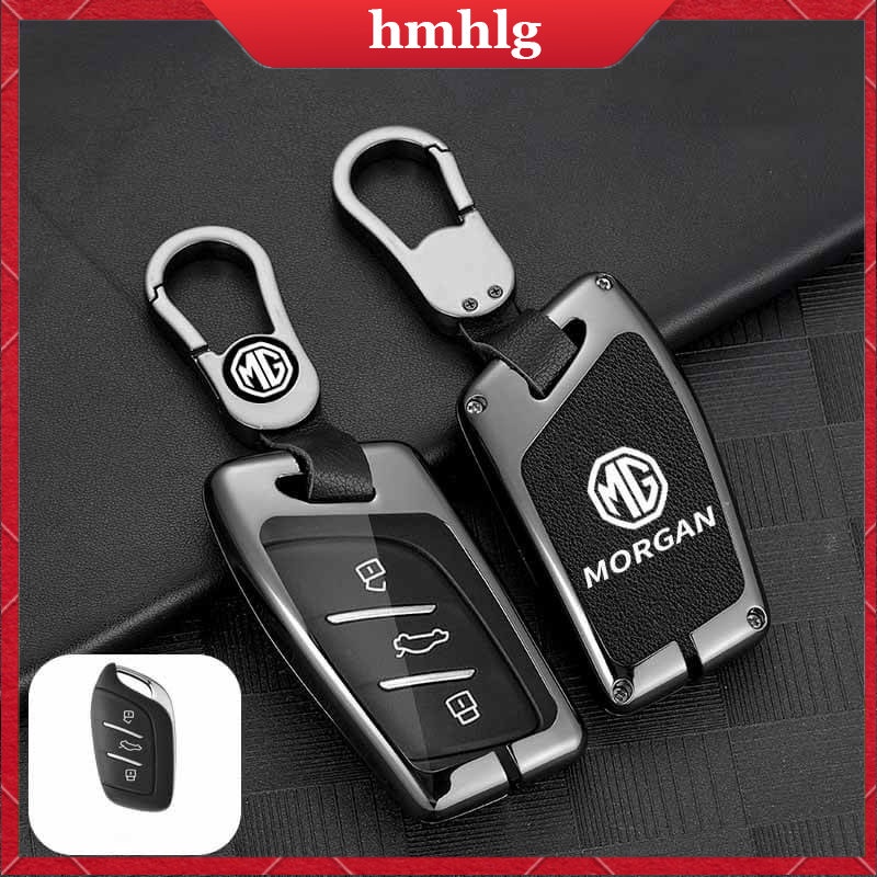 [Available] Zinc Alloy Car Key Case Cover For MG6 Mg ZS Hsezs MG5 GT HS GS Car-Styling Holder Shell Keychain Protection