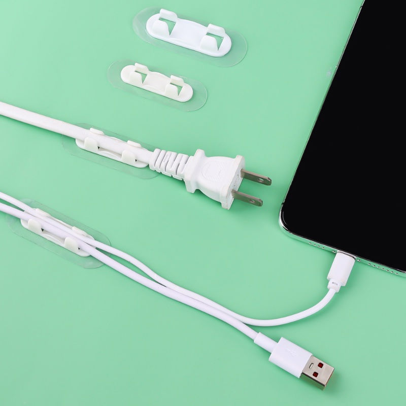 Klip Organizer Kabel Charger USB Dengan Perekat
