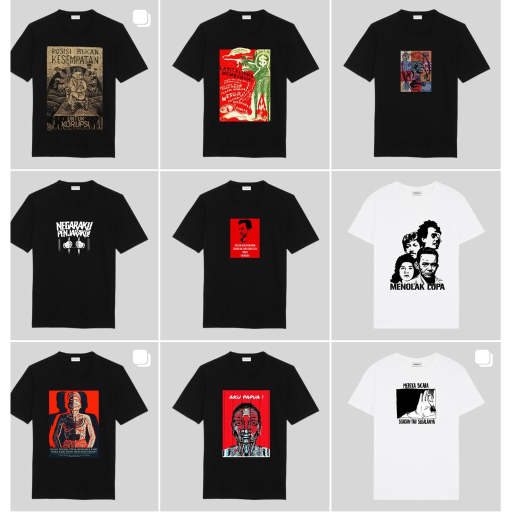 Kaos Aktivis Kaos Distro Murah Pria Wanita Baju Aktivis Premium Cotton Combad 24s