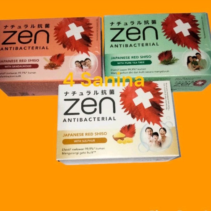 Zen antibacterial 70 gr / Sabun batang zen