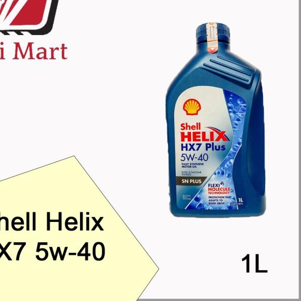 Oli shell helix hx7 5w-40/oli mesin shell helix hx7 5w40/oli shell hx7