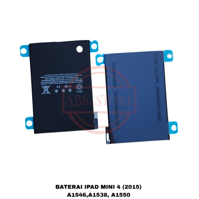 BATERAI BATTERY MINI 4 (2015) A1546, A1538, A1550